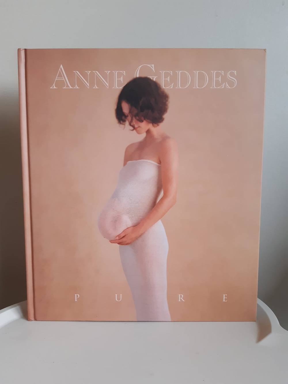 *SALE 3 for $20* Anne Geddes "Pure" Hardcover Photo Book - Peach Cover